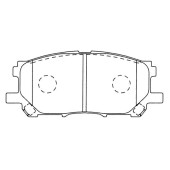 Заменен на H колодки тормозные дисковые пер. Lexus RX300 all 03- <b>KASHIYAMA D2249</b>