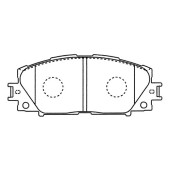 Заменен на H колодки тормозные дисковые пер. TOYOTA YARIS,VITZ 01-05 <b>KASHIYAMA D2252</b>
