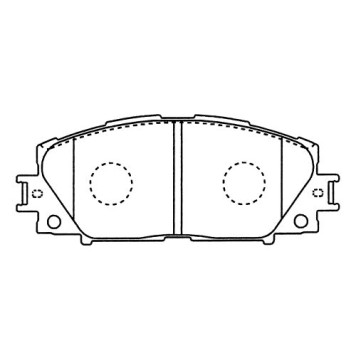 Заменен на H колодки тормозные дисковые пер. TOYOTA YARIS,VITZ 01-05 <b>KASHIYAMA D2252</b>