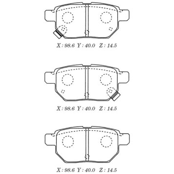 Заменен на H колодки тормозные дисковые <b>KASHIYAMA D2254M</b>