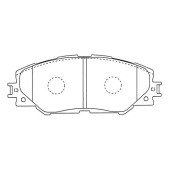 Заменен на H колодки тормозные дисковые <b>KASHIYAMA D2268</b>