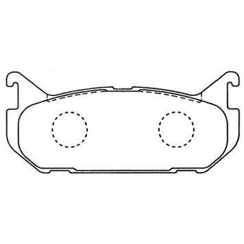 Заменен на H колодки тормозные дисковые задн. MAZDA 626 1.8-2.5 92- <b>KASHIYAMA D3083</b>