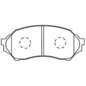 Заменен на H колодки тормозные дисковые пер. MAZDA 323 1.3,1.5,2.0 98- <b>KASHIYAMA D3109</b>
