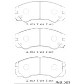 Заменен на H колодки тормозные дисковые пер. ISUZU TROOPER 91-00,00- <b>KASHIYAMA D4031M</b>