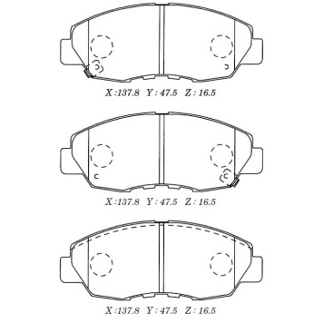 Заменен на H колодки тормозные дисковые пер. HONDA CR-V,CIVIC <b>KASHIYAMA D5091M</b>