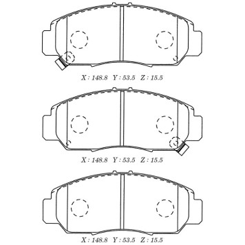 Заменен на H колодки тормозные дисковые Honda Civic 1.61.8 07> <b>KASHIYAMA D5113M</b>