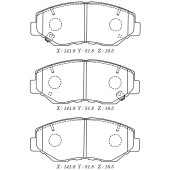 Заменен на H колодки тормозные дисковые пер. Honda CR-V 2.0i 02- <b>KASHIYAMA D5128M</b>