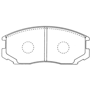 Заменен на H колодки тормозные дисковые пер. MITSUBISHI LANCER , COLT 92- <b>KASHIYAMA D6070</b>