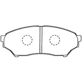 Заменен на H колодки тормозные дисковые пер. Mitsubishi Pajero 00- <b>KASHIYAMA D6089</b>