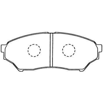 Заменен на H колодки тормозные дисковые пер. Mitsubishi Pajero 00- <b>KASHIYAMA D6089</b>