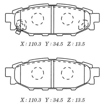 Заменен на H колодки тормозные дисковые <b>KASHIYAMA D7064M</b>