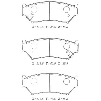 Заменен на H колодки тормозные дисковые пер. SUZUKI GRAND VITARA 08- <b>KASHIYAMA D9019M</b>