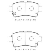 Заменен на H колодки тормозные дисковые пер. Suzuki Liana 01- <b>KASHIYAMA D9035M</b>