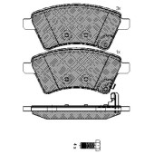 Заменен на H колодки торм. дисковые пер. Suzuki SX4 1.5i,1.6i,1.9DDiS 06- <b>KASHIYAMA D9057M</b>