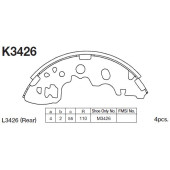 Колодки тормозные барабанные <b>KASHIYAMA K3426</b>