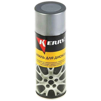 Краска-спрей для дисков с алюминием серебристая KERRY KR-960 (520мл)
