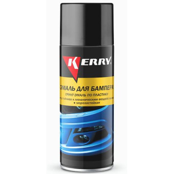 Краска для бамперов аэрозольная серая (520мл) <b>KERRY KR-961-1</b>