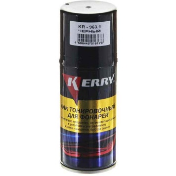 Лак для тонировки фонарей черный KERRY KR-963.1 аэрозоль (210 мл)