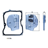 Фильтр масляный акпп VAG 1.2-3.8 04- <b>KNECHT HX150KIT</b>