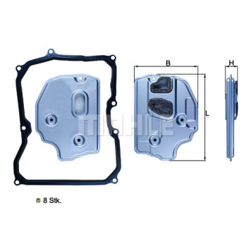 Фильтр масляный акпп VAG 1.2-3.8 04- <b>KNECHT HX150KIT</b>