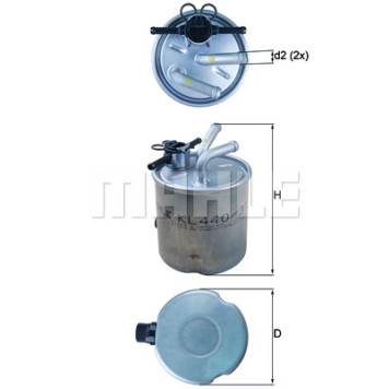 Фильтр топливный <b>KNECHT KL440/37</b>