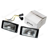 Фара пр-тум ВАЗ 2110-15, 2123 белая (Китай) (к-т) <b>КНР 2110-3743010-15</b>