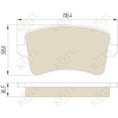 Колодки тормозные AUDI A4/A5/Q5 1.8-3.2 07- задние <b>KOTL 1765KT</b>