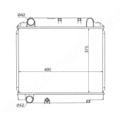 Радиатор TOYOTA DYNA / TOYOACE S05D / S05C XZU362 / 362A / 362D / 371 / 372 / 382 99- <b>KOYO KY-TY0065</b>