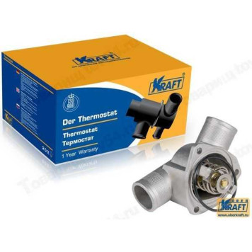 Термостат 2170, ВАЗ 2108-2115 (инж.) термоэлемент в сб. с крышкой 85 гр (Германия) <b>KRAFT KT 019508</b>