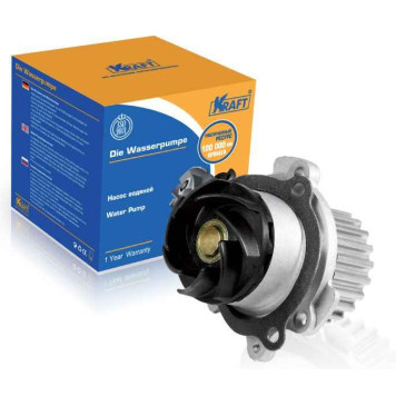 Помпа ВАЗ 1118 Калина, 2170 Приора после 2008г, 2190 Гранта 16 кл., Vesta , X-Ray <b>KRAFT KT 059304</b>