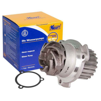 Помпа ВАЗ 2110-2112 инж. 16 клап. 1118 Калина, 2170 Приора до 08г чугунн.крыльчатка <b>KRAFT KT 059350</b>