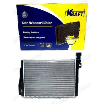 Радиатор охлаждения ВАЗ 2106 алюминиевый <b>KRAFT KT 104007</b>