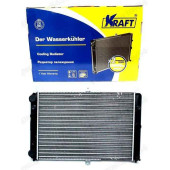 Радиатор охлаждения ВАЗ 2108 (карб.+инж.) алюминиевый <b>KRAFT KT 104011</b>