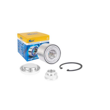 Подшипник ступицы заднего колеса, комплект Citroen C4 (04-)/Peugeot 307 (02-) 1.4-2.0 OBER <b>KRAFT KT204559</b>