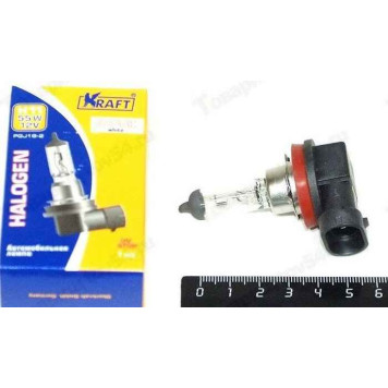 Лампа Н11 12V 55W (противотуманной фары Калина, Приора) PGJ19-2 <b>KRAFT KT 700020</b>