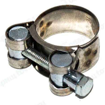 Хомут 26-28мм силовой шарнирный нержав. <b>KRAFT KT 880516</b>