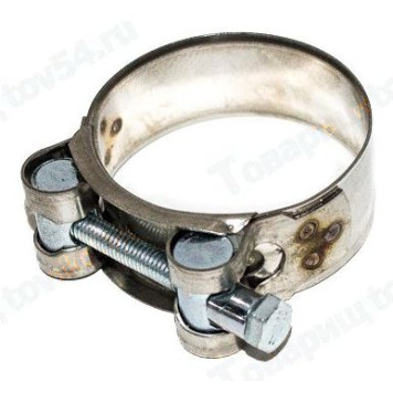 Хомут 48-51мм силовой шарнирный нержав. <b>KRAFT KT 880522</b>