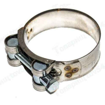 Хомут 56-59мм силовой шарнирный нержав. <b>KRAFT KT 880524</b>