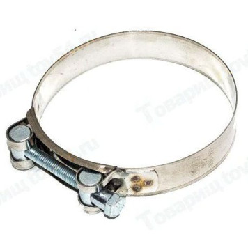 Хомут 104-112мм силовой шарнирный нержав. <b>KRAFT KT 880533</b>