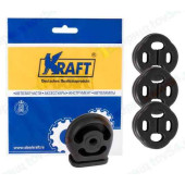 Крепление глушителя ВАЗ 1118 Калина (4шт) <b>KRAFT KT 885701</b>