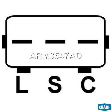 Регулятор генератора <b>KRAUF ARM3547AD</b>-3