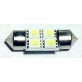 Лампа (LS65) светодиодная 1131-SMD4 T11x31 (SV8,5-8) 4 SMD 5050, белая 12V