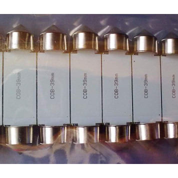 Лампа (LS55) светодиодная 1139-COB T11x39 (SV8,5-8) СОВ-диод (сплошной), белая 12V-2