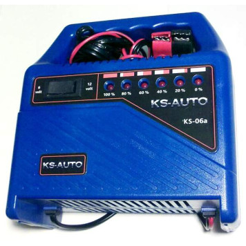 Зарядное устройство  для АКБ KS-06а (6А, до 60A/ч) светодиодные индикаторы-1