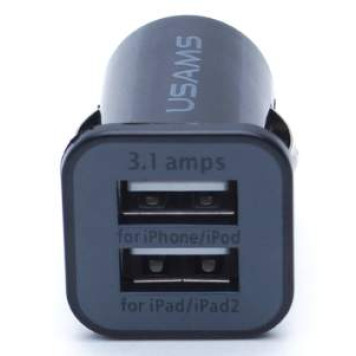 Зарядное устройство от прикуривателя KS-38-95 (2 USB-разъема, 3,1A)