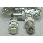 Лампа (LS25) светодиодная T8,5-SMD5 (BA9s) 5 SMD5050, белая 12V