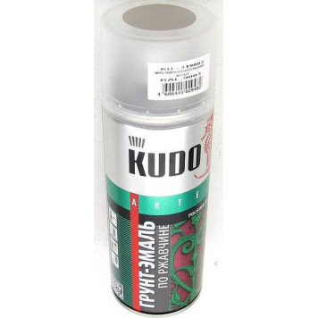 Грунт-эмаль для металла (по ржавчине) белый KUDO KU-319003 (520 мл), аэрозоль