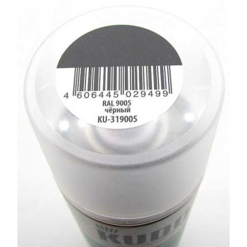 Грунт-эмаль для металла (по ржавчине) черный KUDO KU-319005 (520 мл), аэрозоль-1
