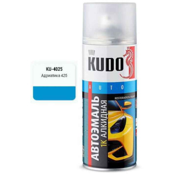 Краска аэрозольная ЛАДА (425) адриатика (520мл) <b>KUDO KU-4025</b>