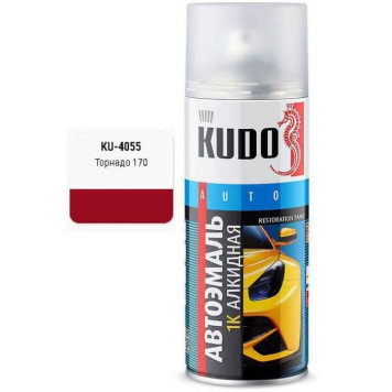Краска аэрозольная ЛАДА (170) торнадо (520мл) <b>KUDO KU-4055</b>